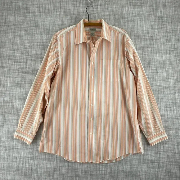 LL Bean Long sleeve button down shirt mens L tall 3948 - Picture 1 of 6